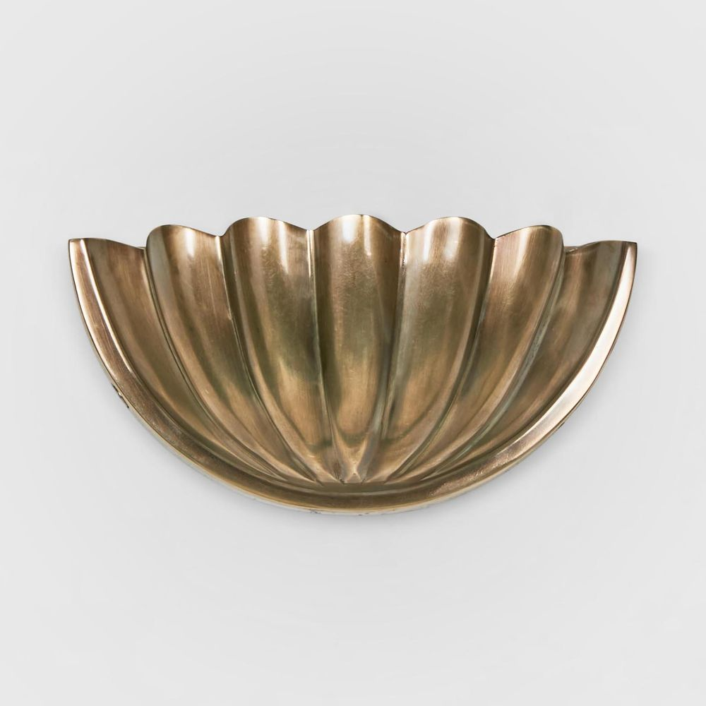 Half Moon Shell Shade Wall Light Small (RRP $275) - Image 2
