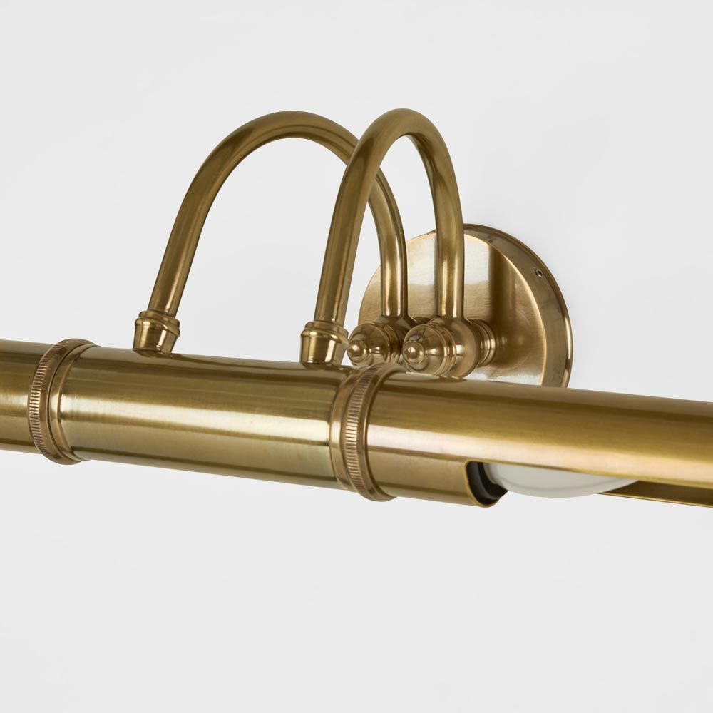 Bankers Wall Light Antique Brass (RRP $825) - Image 2