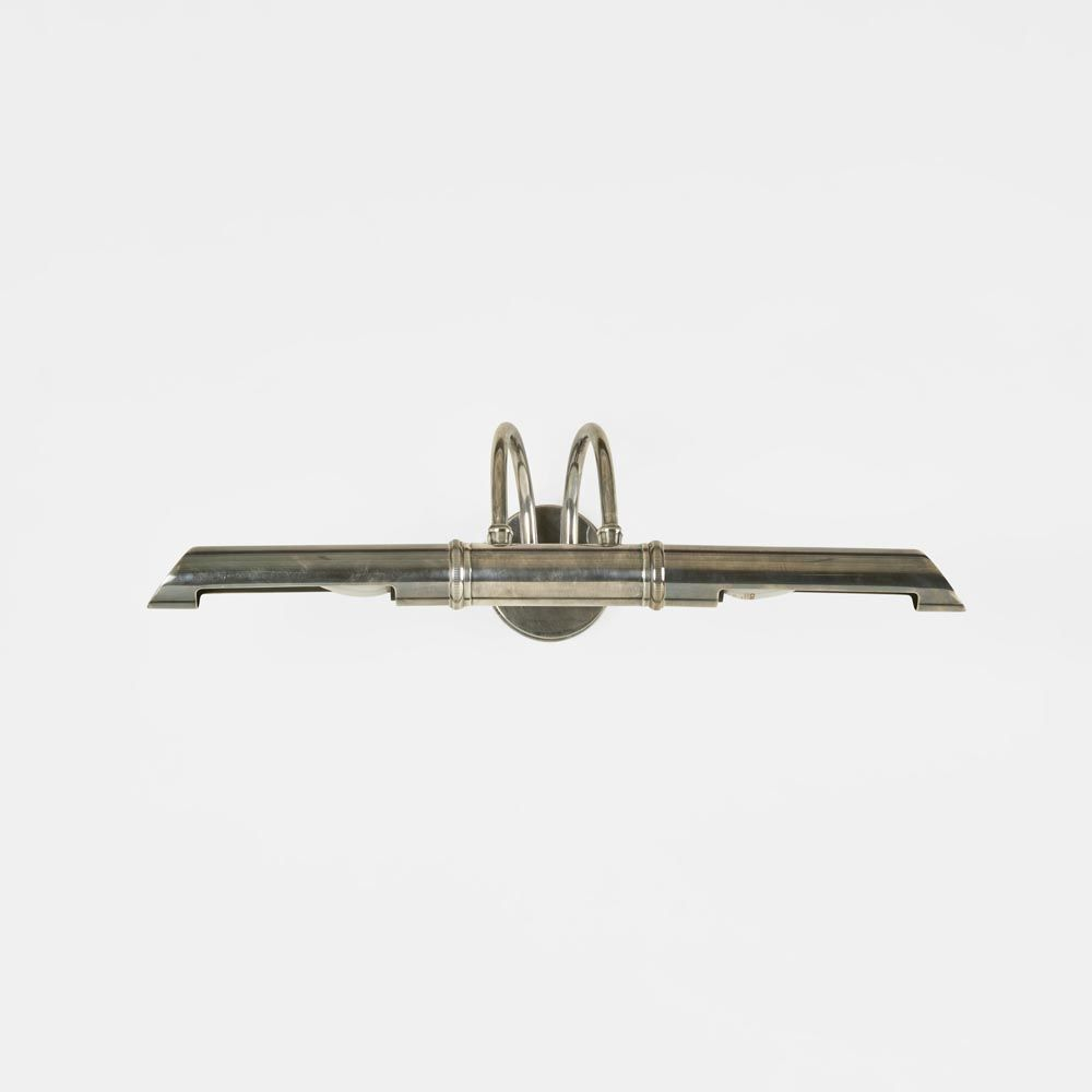 Bankers Wall Light Antique Silver (RRP $825) - Image 3