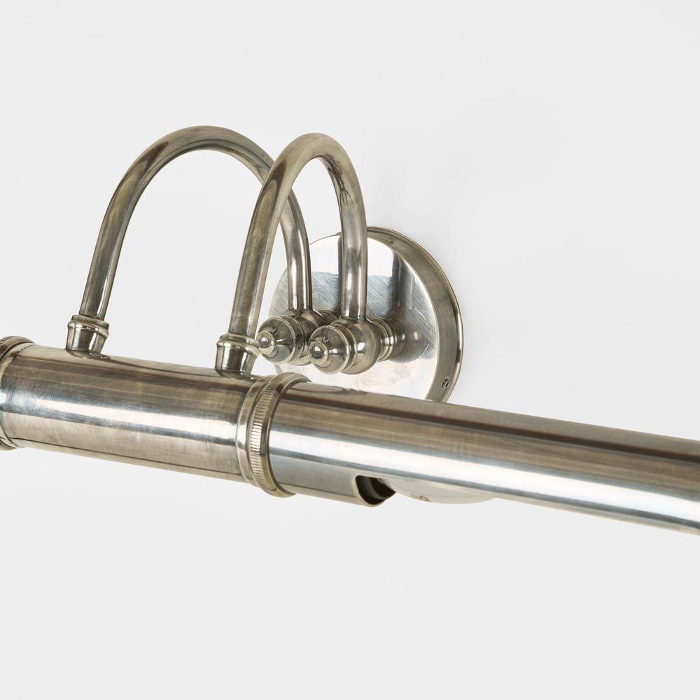 Bankers Wall Light Antique Silver (RRP $825) - Image 2