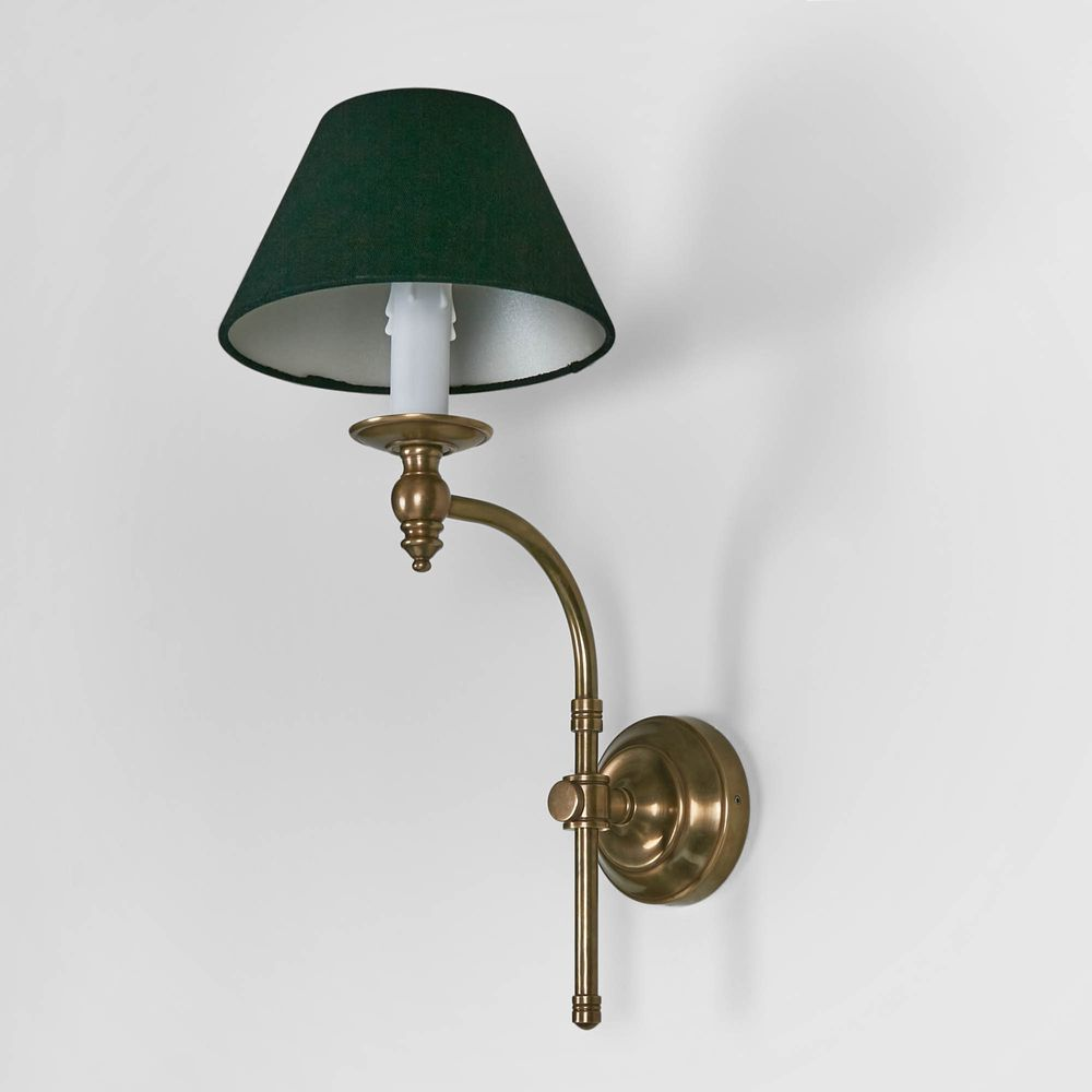 Soho Curved Wall Light Base Antique Brass (RRP $286) - Image 4