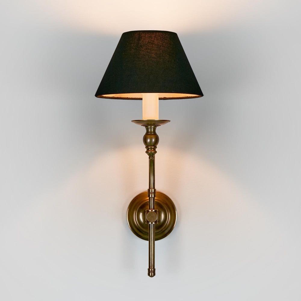 Soho Curved Wall Light Base Antique Brass (RRP $286) - Image 3