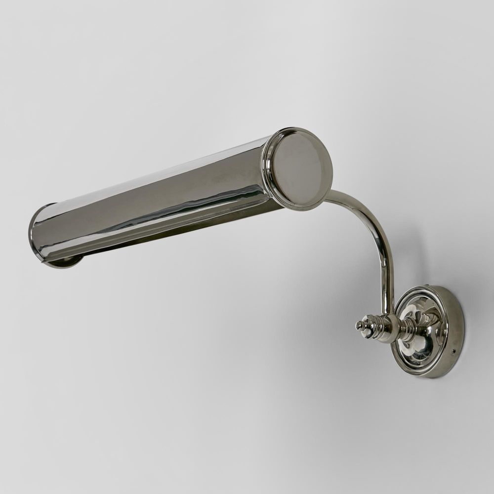 Barclay Wall Light Shiny Nickel (RRP $572) - Image 4