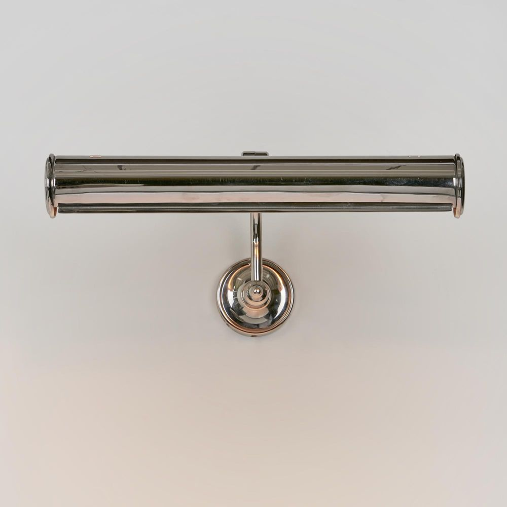Barclay Wall Light Shiny Nickel (RRP $572) - Image 3