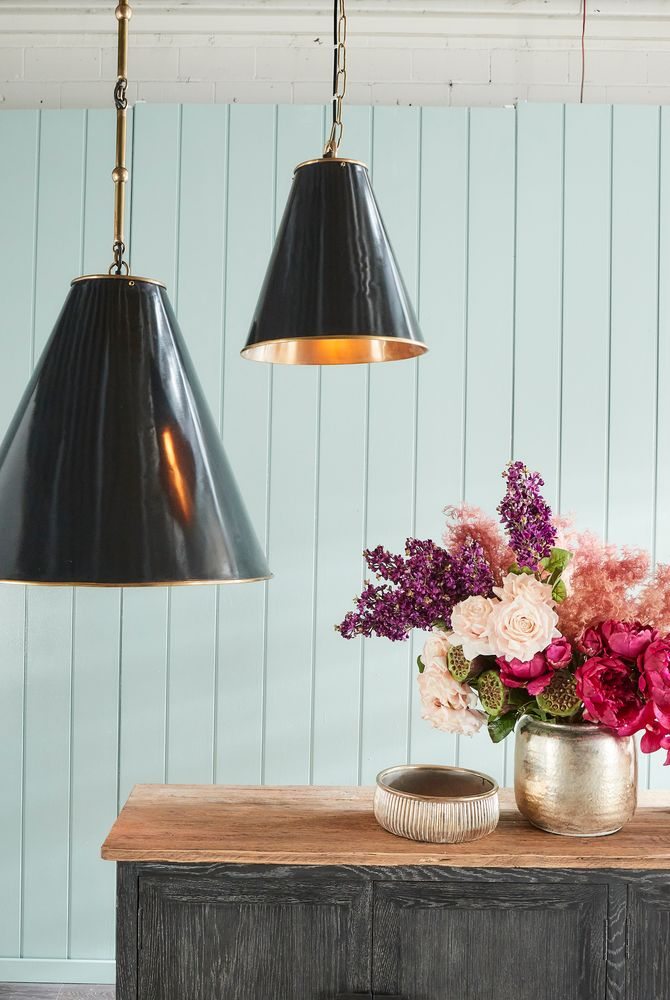 Monte Carlo Ceiling Pendant Small Black and Brass (RRP $1078) - Image 3