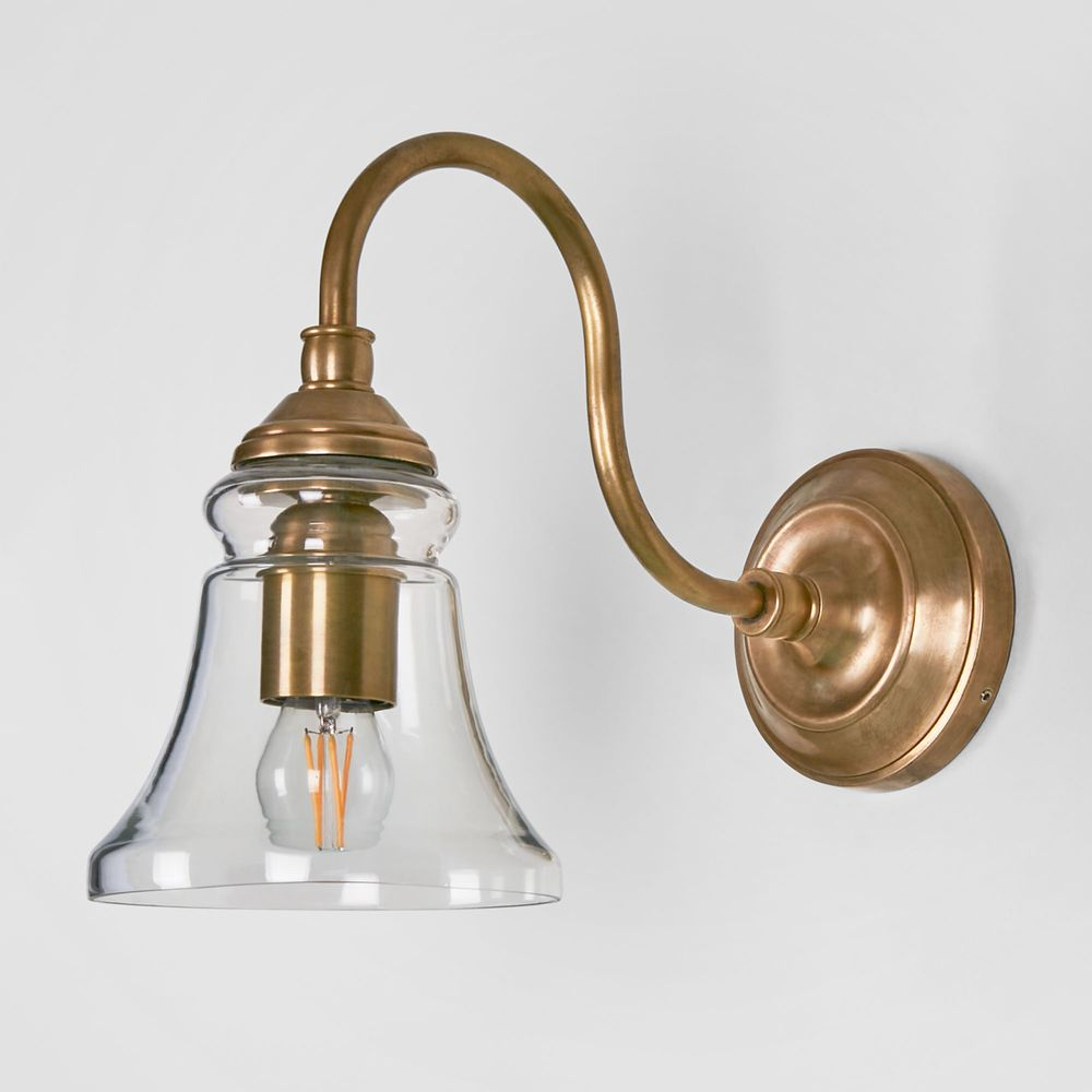 Plaza Wall Light Antique Brass (RRP $429) - Image 4
