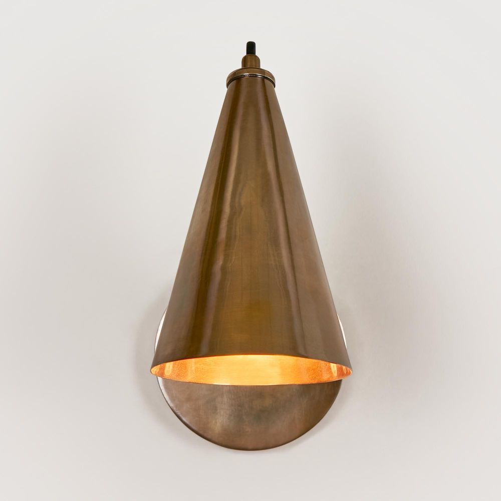 Cloudy Bay Wall Light Antique Brass (RRP $429) - Image 3