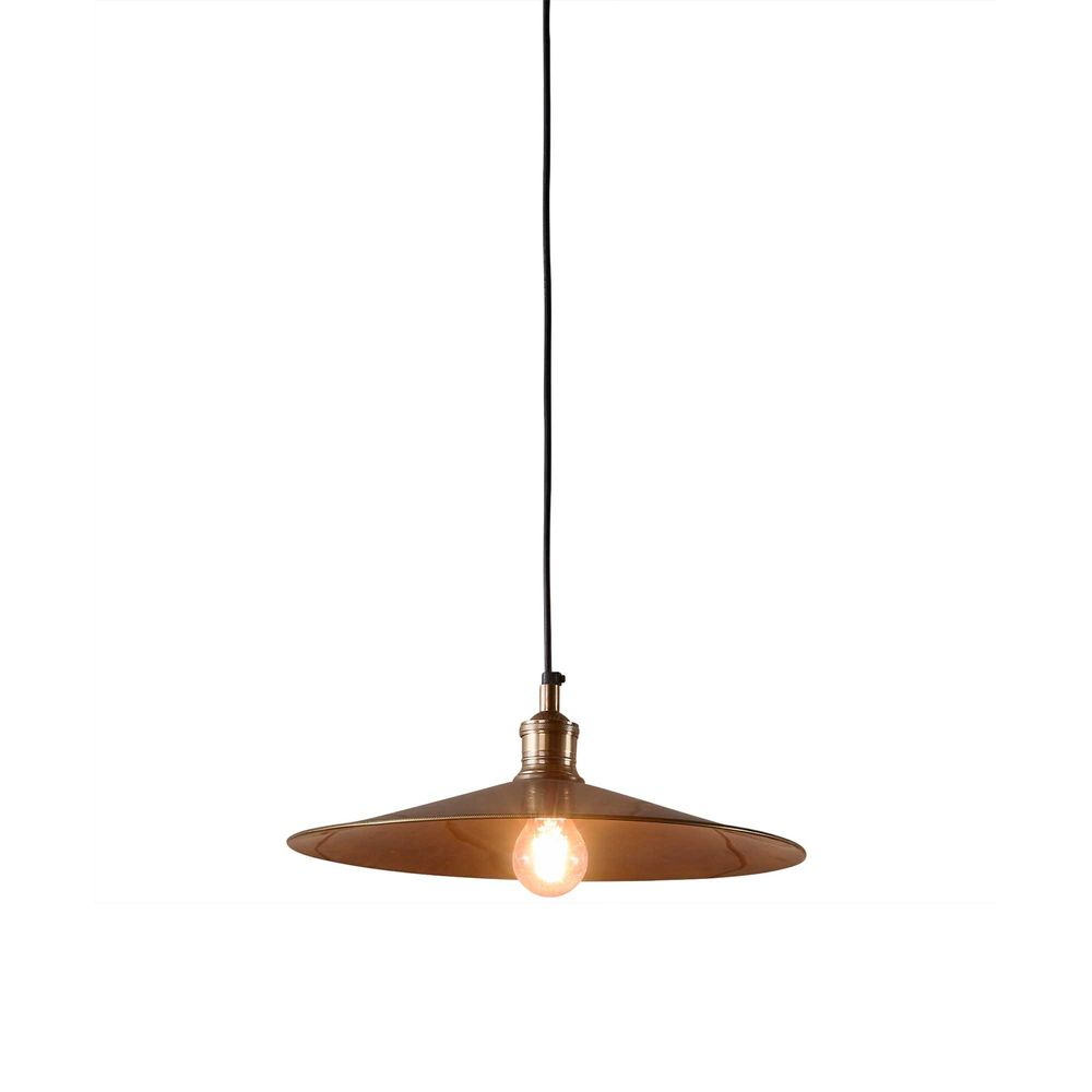 New York Ceiling Pendant Large Brass (RRP $418) - Image 2