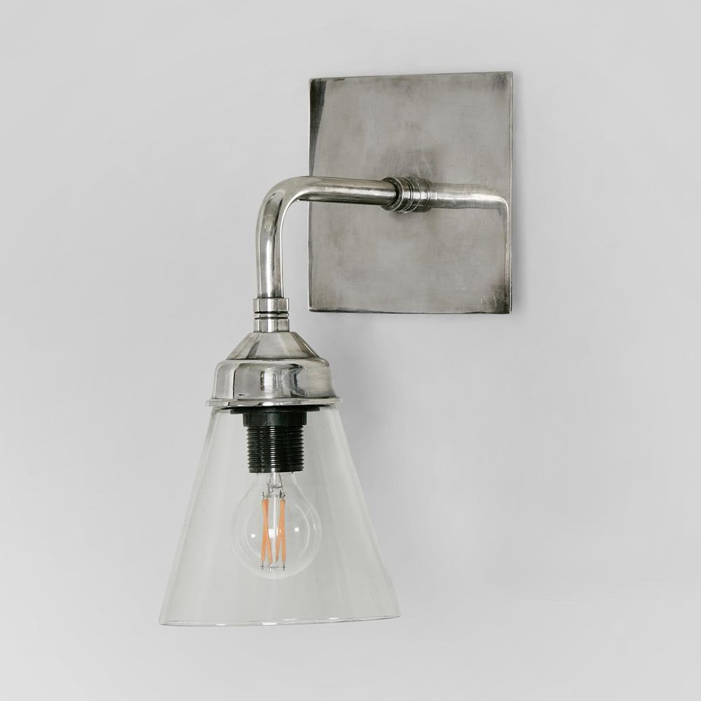 Basel Wall Light Silver (RRP $341) - Image 2