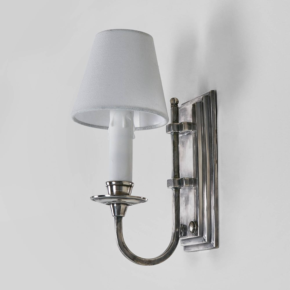 East Borne Wall Light Antique Silver (RRP $330) - Image 4