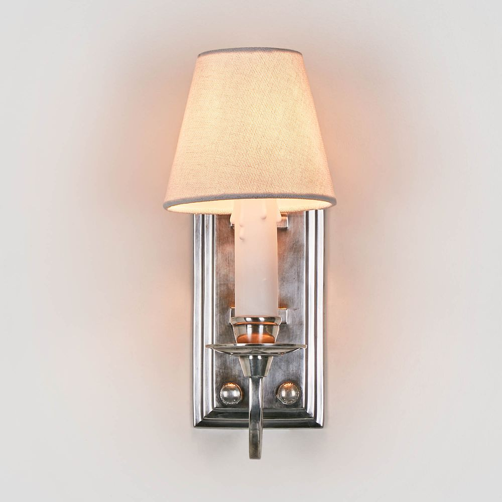 East Borne Wall Light Antique Silver (RRP $330) - Image 3