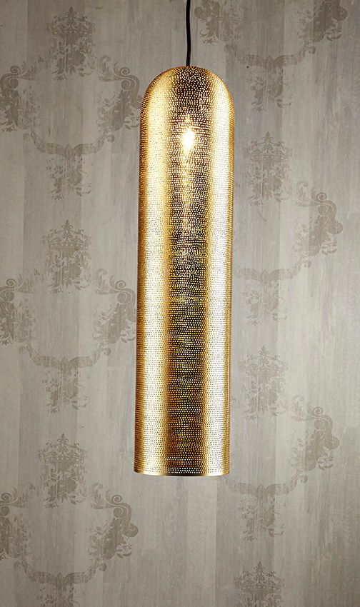 Moroccan Pipe Ceiling Pendant Brass (RRP $792) - Image 2