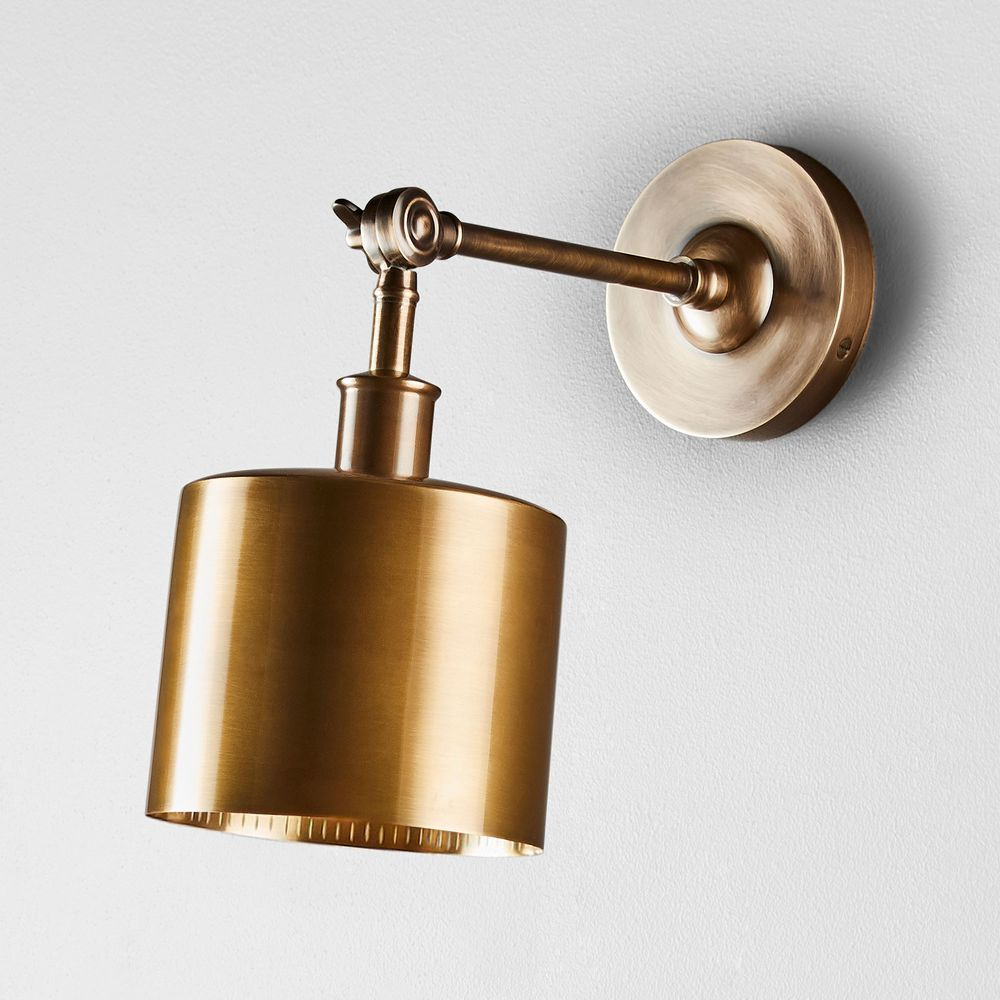 Portofino Wall Light Antique Brass (RRP $594) - Image 2