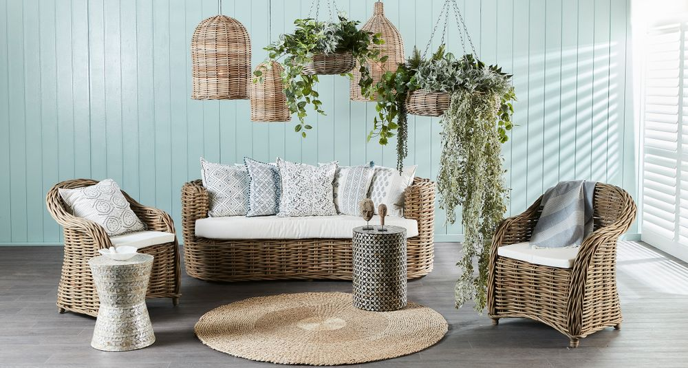 Palm Beach Ceiling Pendant Natural (RRP $249) - Image 2