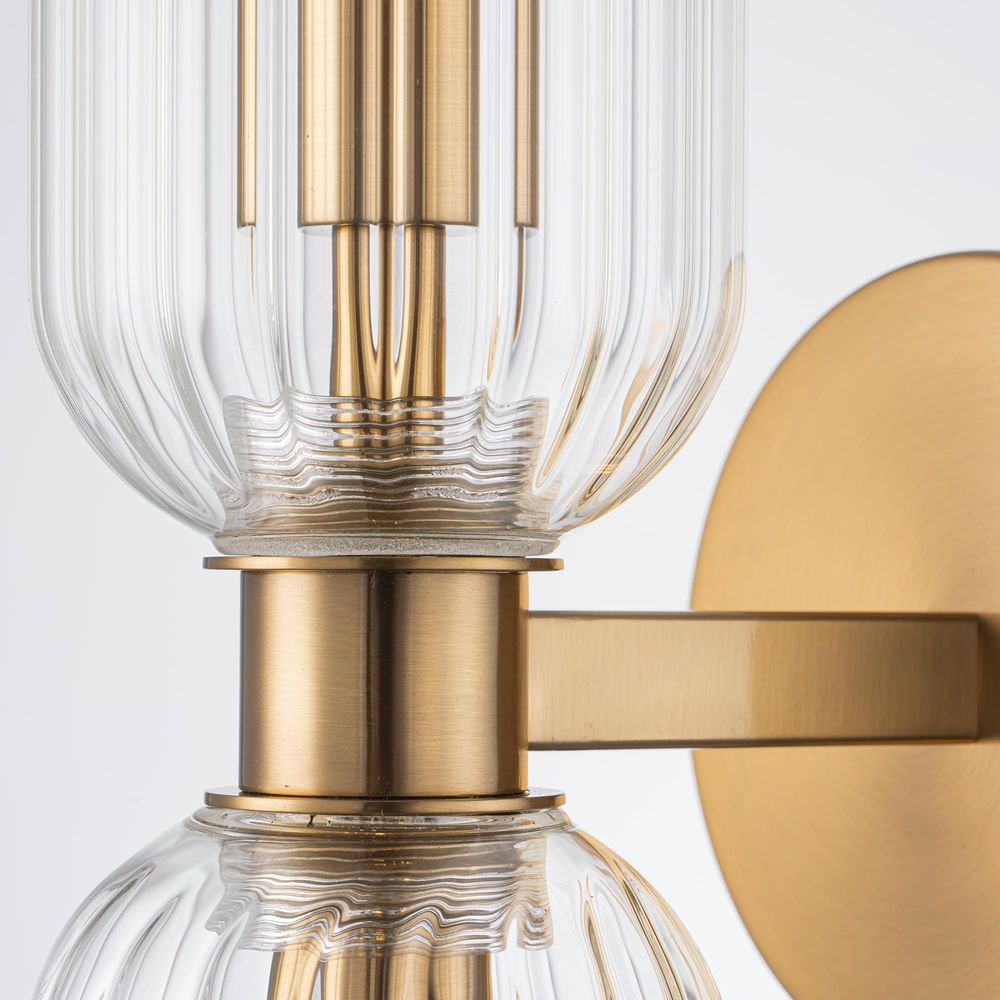 Hendricks Wall Light Antique Brass (RRP $330) - Image 3