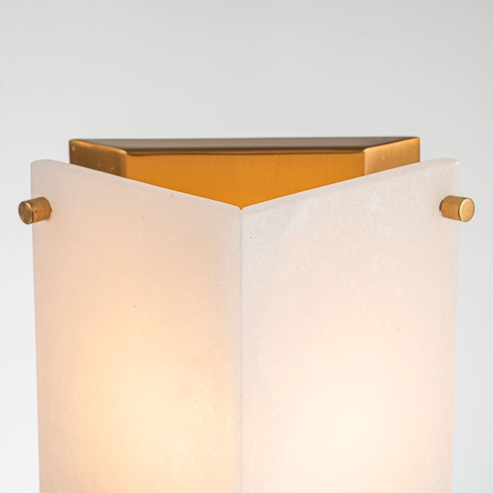 Tubular Alabaster Wall Light (RRP $550) - Image 2