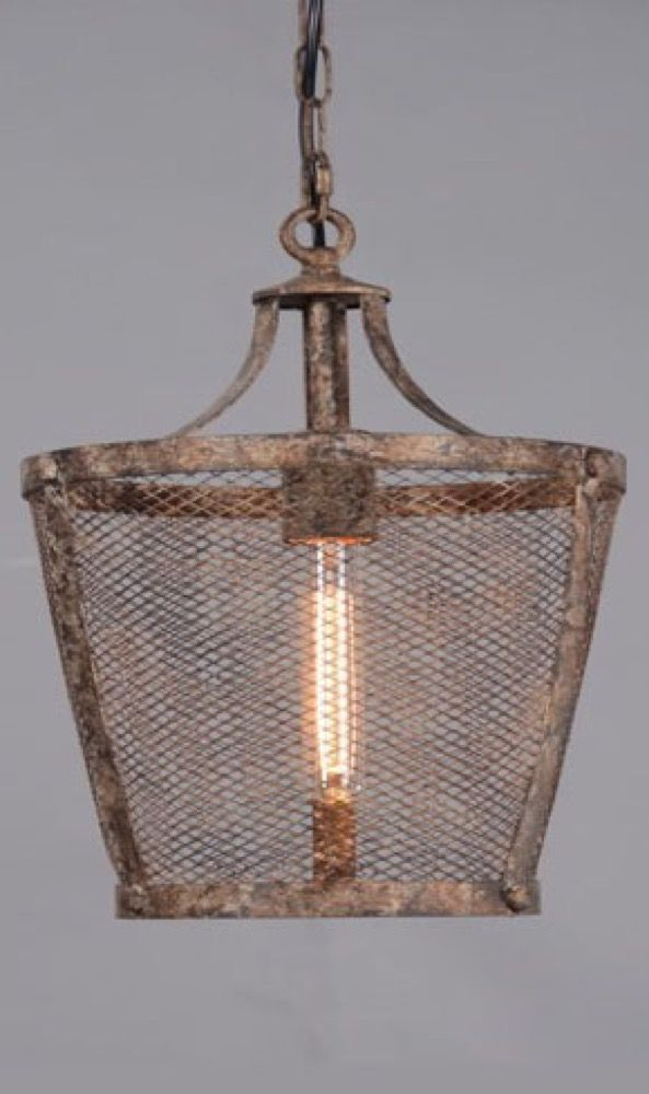 Fabio Ceiling Pendant Large Rustic (RRP $649) - Image 2