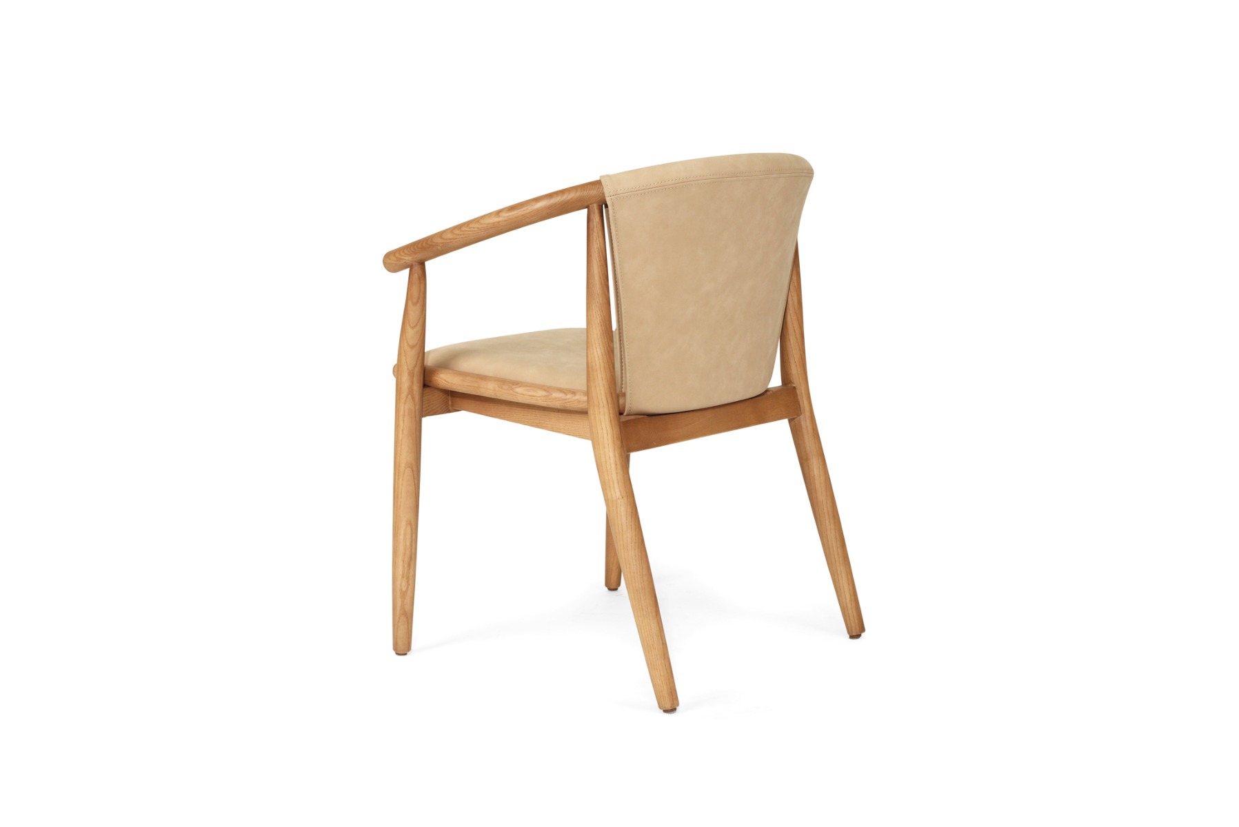 Enzo Dining Chair Light Khaki, Width 59cm x Depth 56cm x Height 76.5cm - Image 13