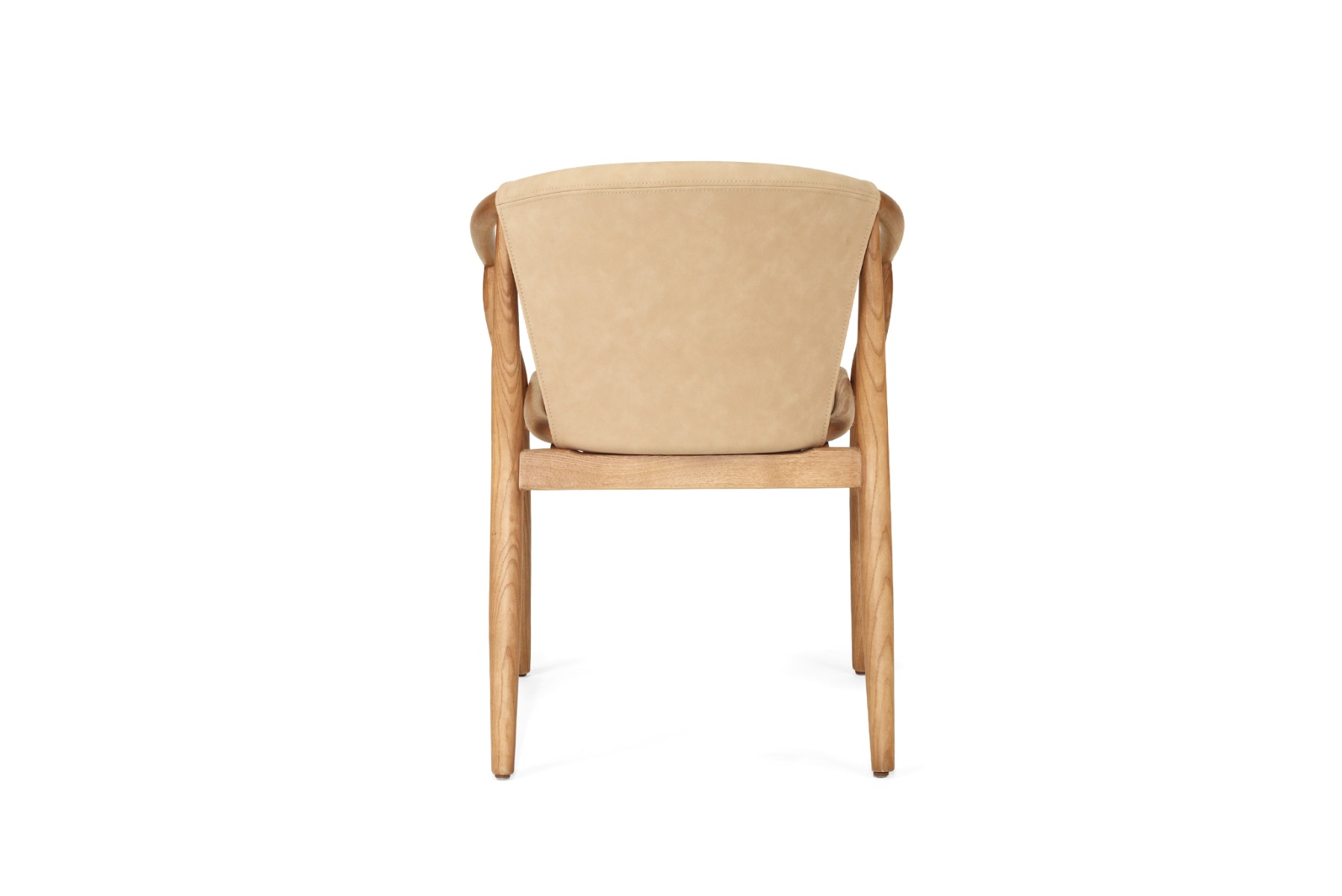 Enzo Dining Chair Light Khaki, Width 59cm x Depth 56cm x Height 76.5cm - Image 12