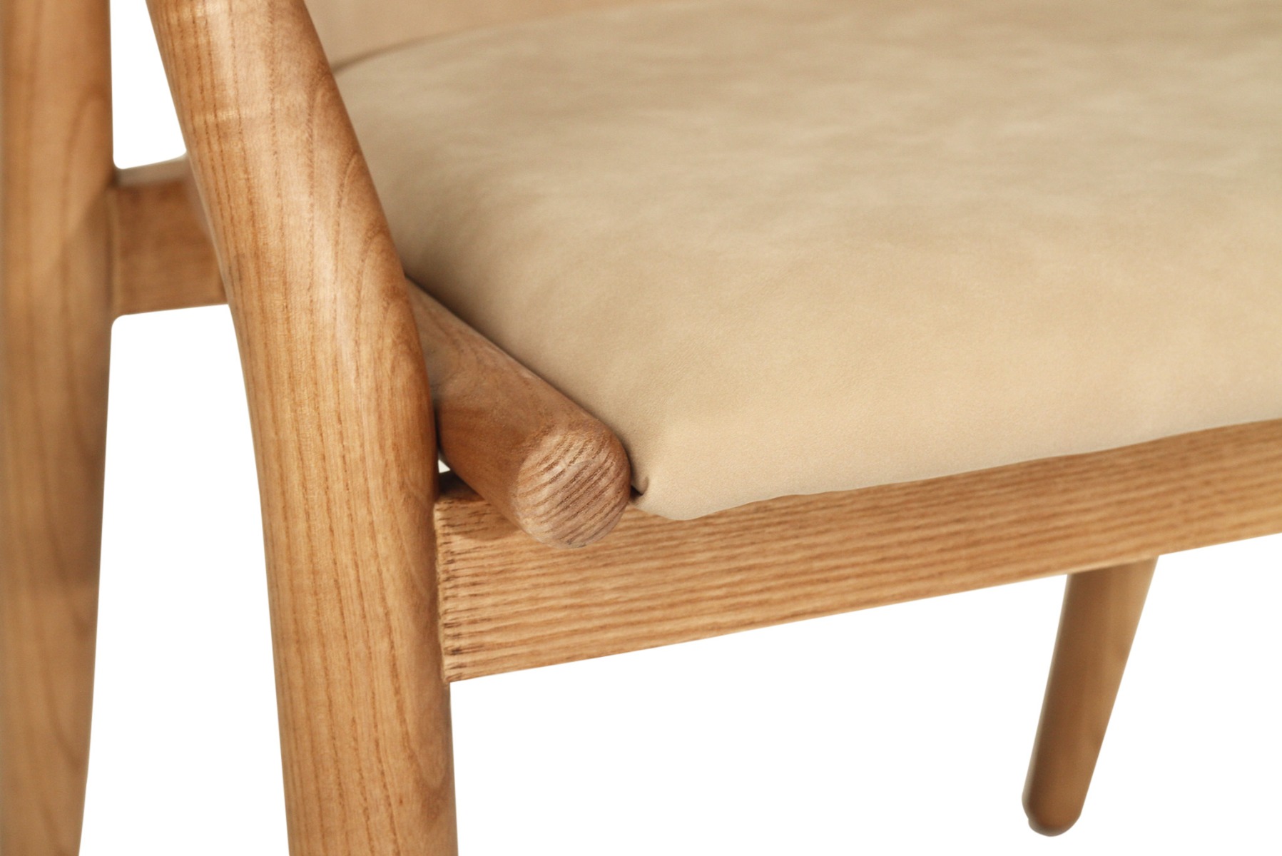 Enzo Dining Chair Light Khaki, Width 59cm x Depth 56cm x Height 76.5cm - Image 9