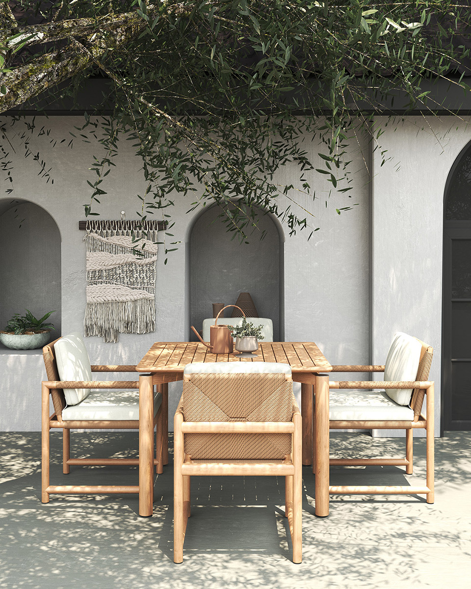 Esperance Outdoor Table, L 100cm x W 100cm x H 76cm - Image 6