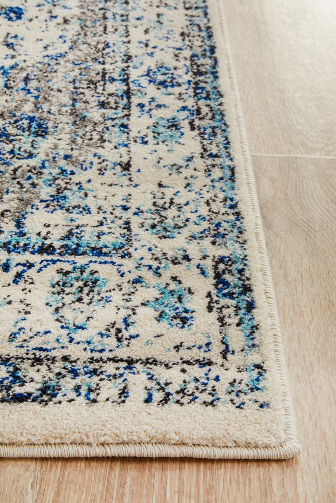 Evoke 251 Hamptons Style Indoor Rug White Runner - Image 6