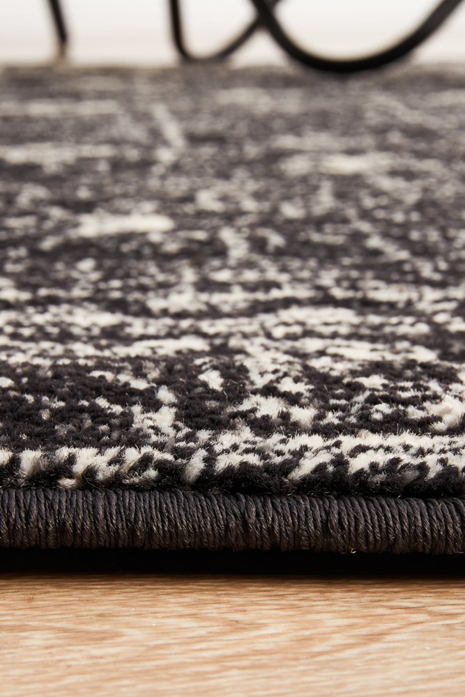 Evoke 252 Hamptons Style Indoor Rug Charcoal Round - Image 7