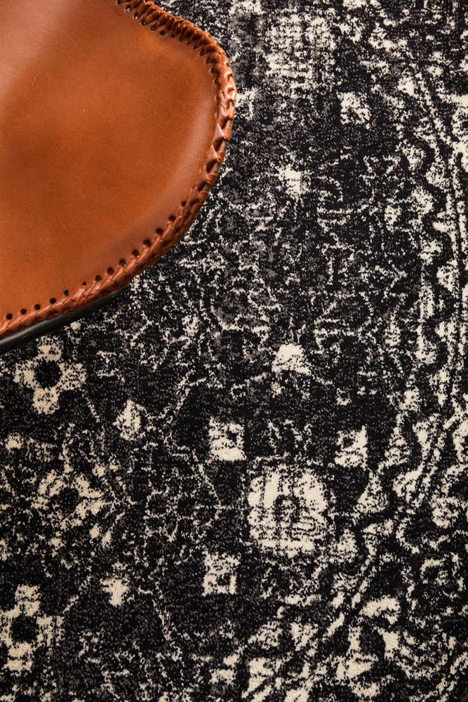 Evoke 252 Hamptons Style Indoor Rug Charcoal Round - Image 8