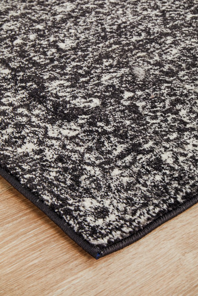 Evoke 252 Hamptons Style Indoor Rug Charcoal Runner - Image 5