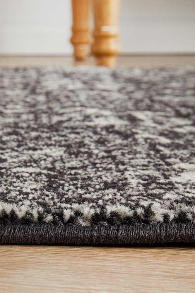 Evoke 252 Hamptons Style Indoor Rug Charcoal Runner - Image 7