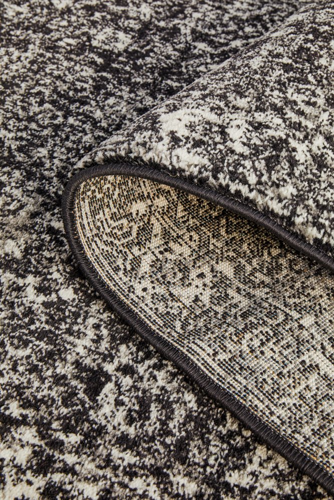 Evoke 252 Hamptons Style Indoor Rug Charcoal Runner - Image 9