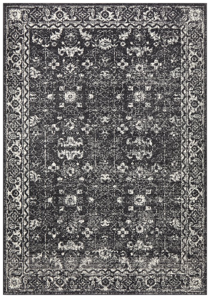 Evoke 252 Hamptons Style Indoor Rug Charcoal - Image 4