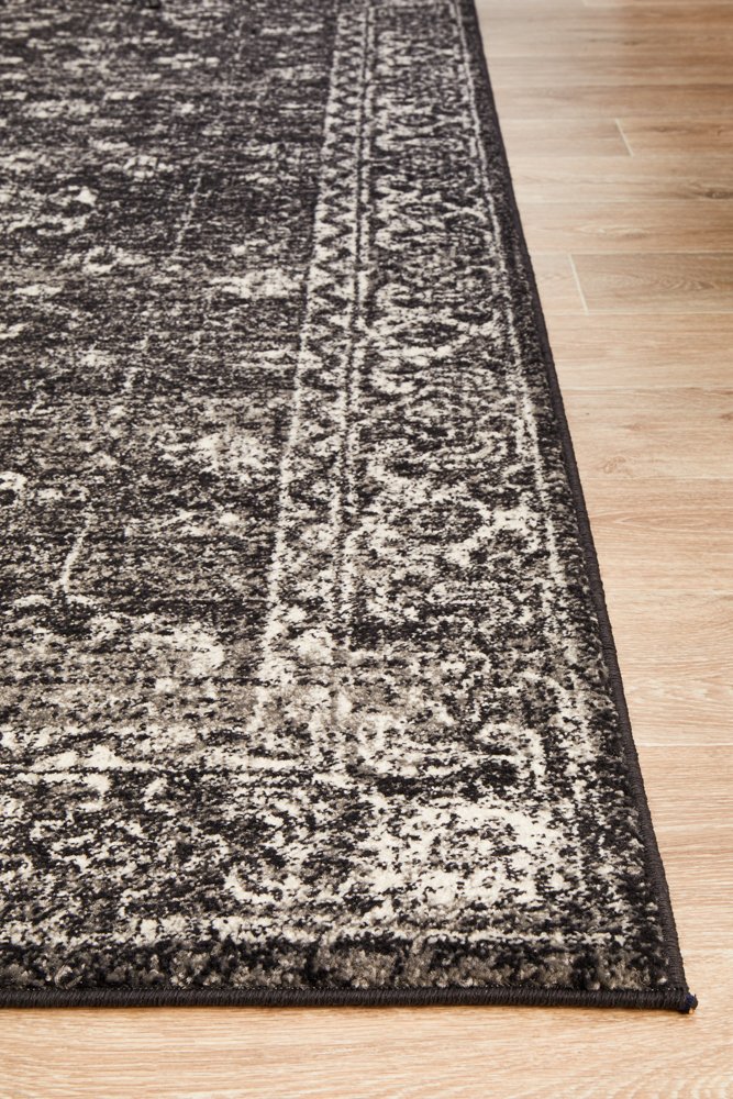 Evoke 252 Hamptons Style Indoor Rug Charcoal - Image 6
