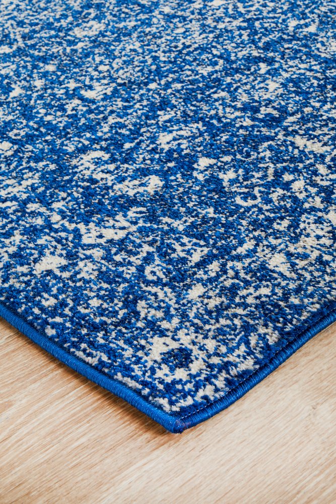 Evoke 252 Hamptons Style Indoor Rug Navy Runner - Image 5
