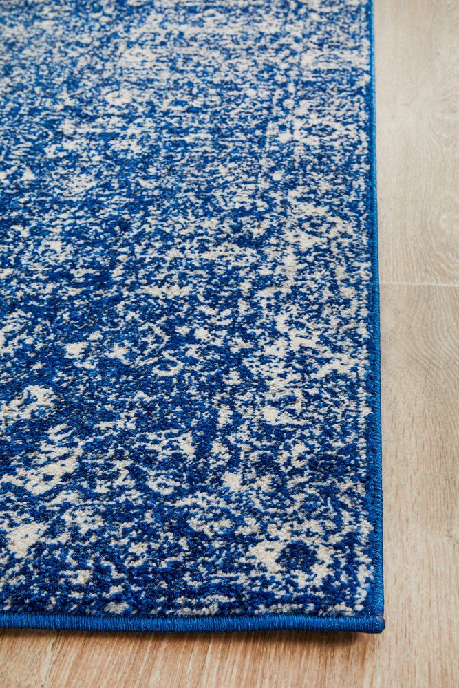 Evoke 252 Hamptons Style Indoor Rug Navy Runner - Image 6