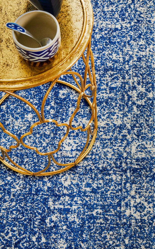 Evoke 252 Hamptons Style Indoor Rug Navy Runner - Image 8