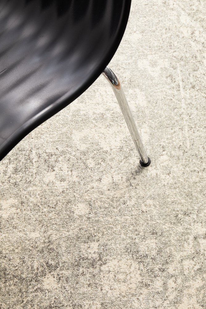 Evoke 252 Hamptons Style Indoor Rug Silver Round - Image 8