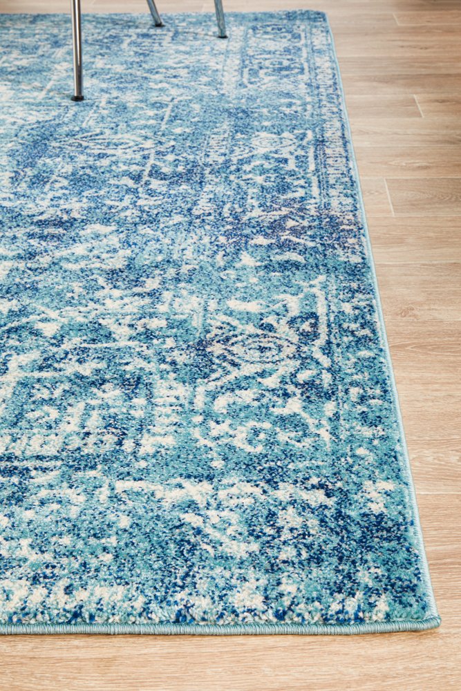 Evoke 253 Hamptons Style Indoor Rug Blue - Image 6