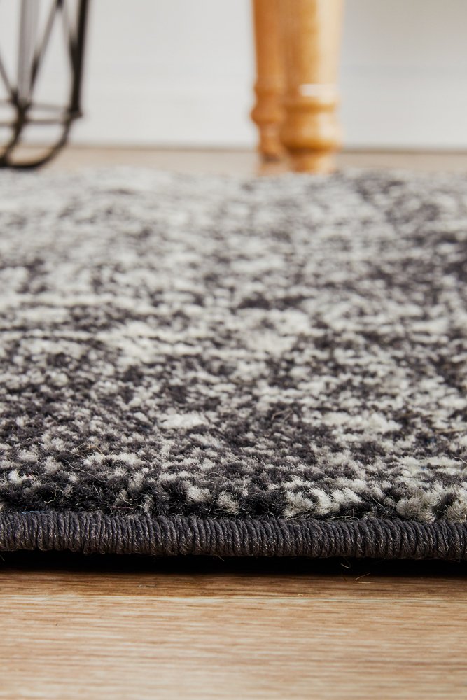 Evoke 253 Hamptons Style Indoor Rug Charcoal Runner - Image 7