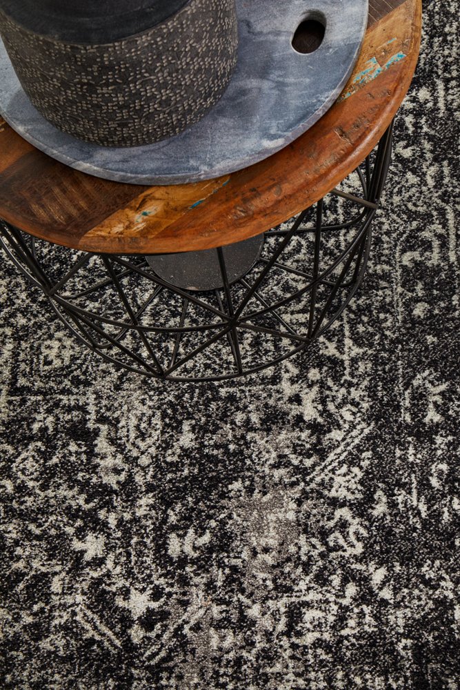 Evoke 253 Hamptons Style Indoor Rug Charcoal Runner - Image 8