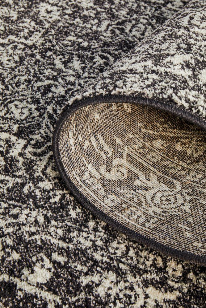 Evoke 253 Hamptons Style Indoor Rug Charcoal Runner - Image 9