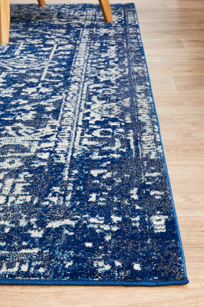 Evoke 253 Hamptons Style Indoor Rug Navy - Image 6