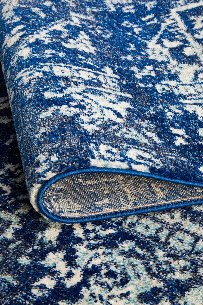 Evoke 253 Hamptons Style Indoor Rug Navy - Image 9
