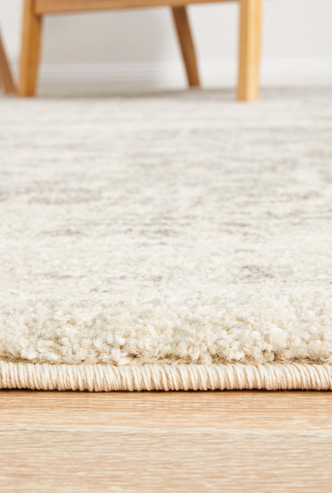 Evoke 253 Hamptons Style Indoor Rug White Silver - Image 7