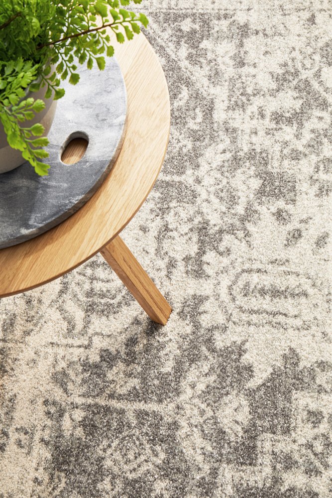 Evoke 253 Hamptons Style Indoor Rug White Silver - Image 8