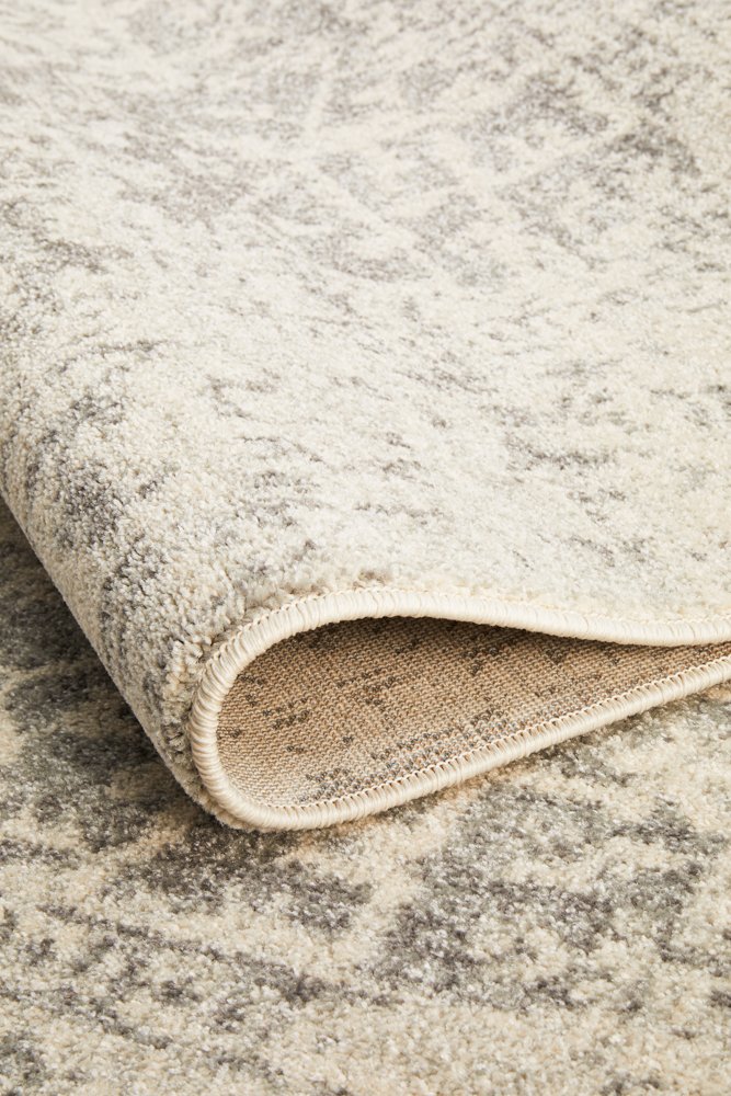 Evoke 253 Hamptons Style Indoor Rug White Silver - Image 9