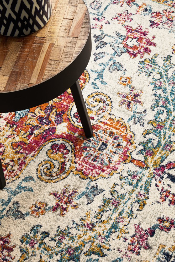 Evoke 254 Hamptons Style Indoor Rug White - Image 8