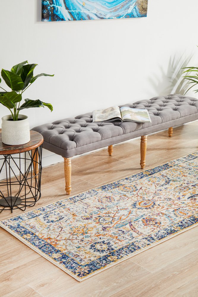 Evoke 255 Hamptons Style Indoor Rug Ivory Runner - Image 2