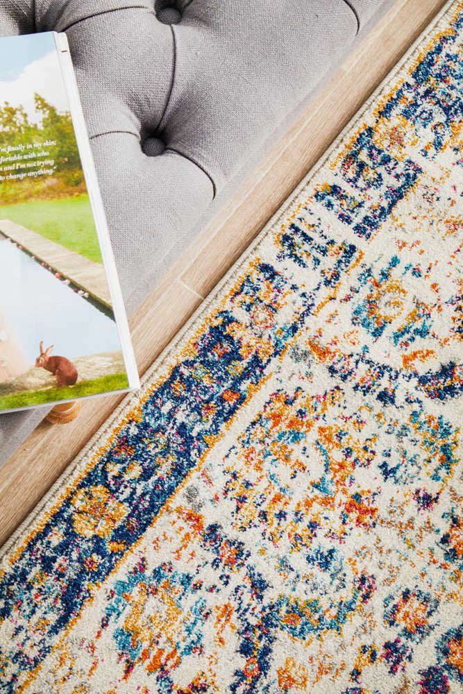 Evoke 255 Hamptons Style Indoor Rug Ivory Runner - Image 8