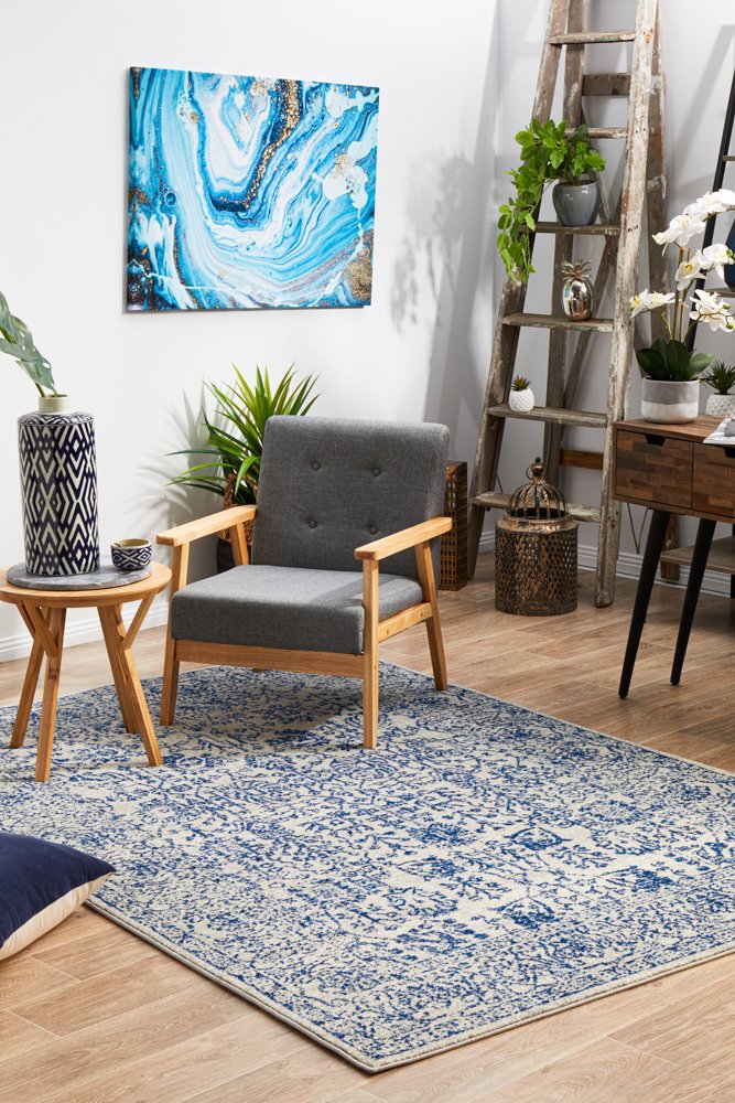 Evoke 256 Hamptons Style Indoor Rug Blue - Image 2